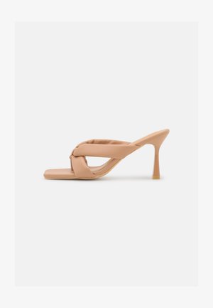 Glamorous Ciabattine con tacco - camel