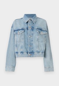 OLI CROPPED TRUCKER - Denim jacket - light-blue denim