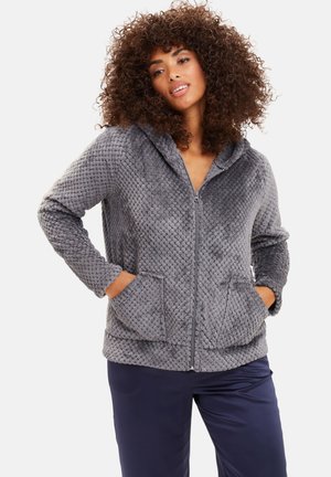 Sweat zippé - gris orage