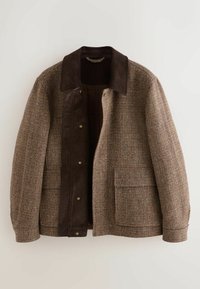 REGULAR FIT - SIGNATURE HARRIS TWEED  - Mezisezónní bunda  - brown