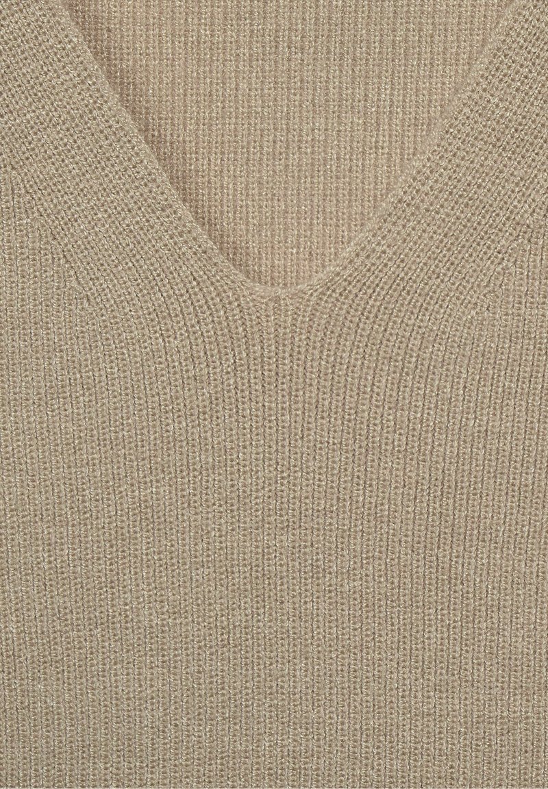 Damen T-Shirts | Street One Top crystal sand melange/sand - KF08136 Damen T-Shirts | Street One Top crystal sand melange/sand - KF08136