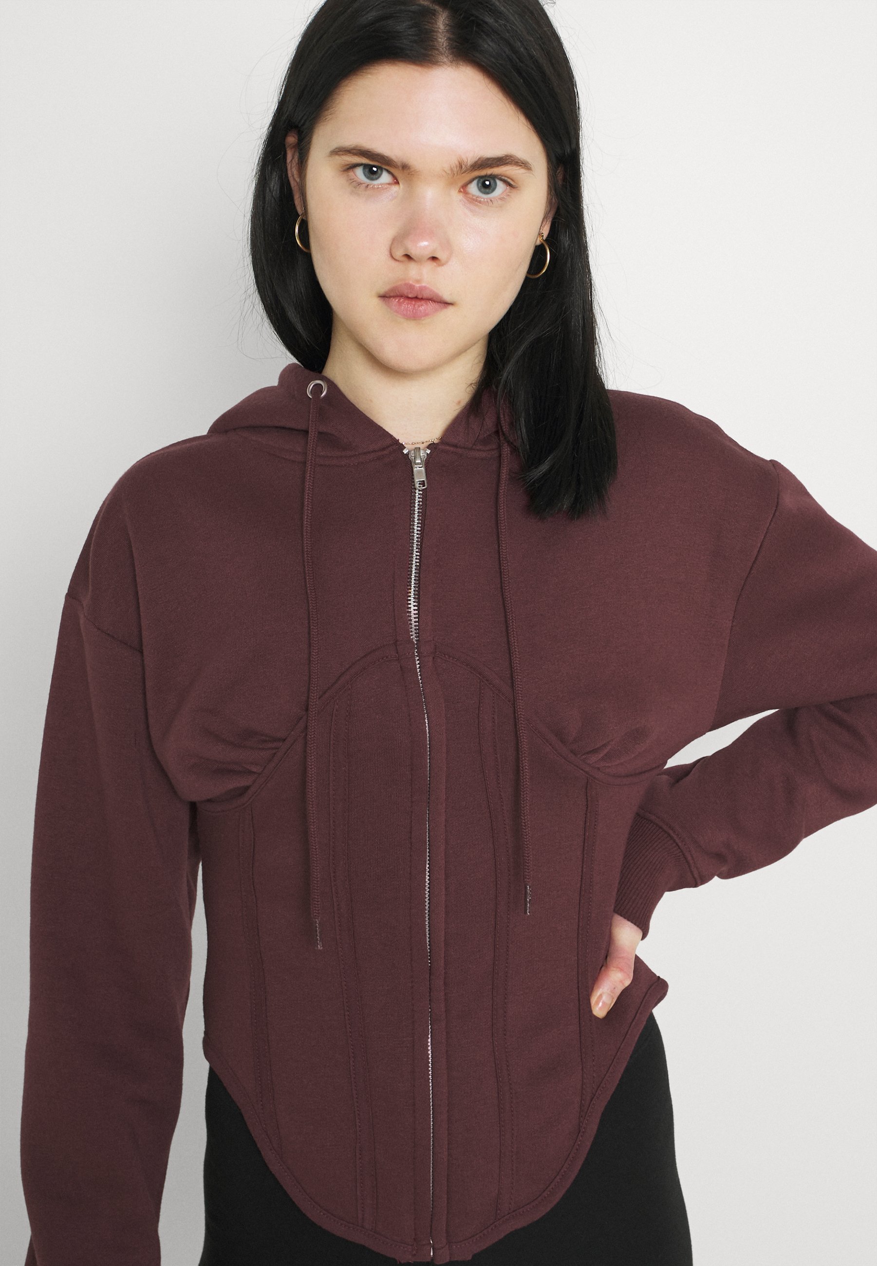 Women CORSET HOODY - Zip-up sweatshirt Women CORSET HOODY - Zip-up sweatshirt