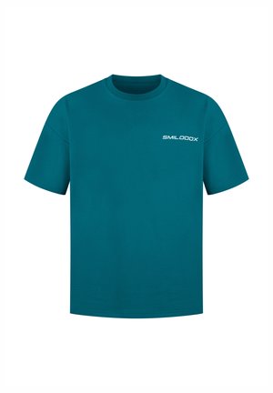 Smilodox, UNISEX OVERSIZE T-SHIRT TANE - T-shirt imprimé - petrol