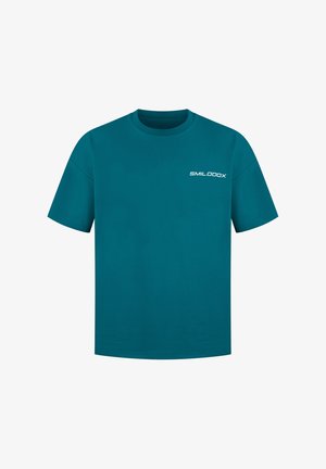 Smilodox, UNISEX OVERSIZE T-SHIRT TANE - T-shirt imprimé - petrol