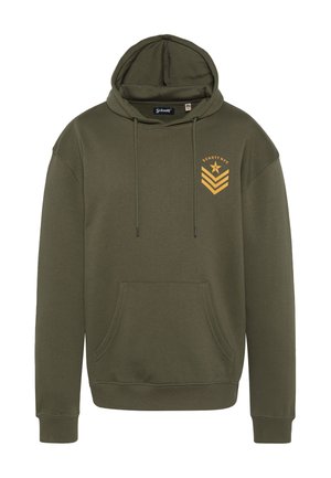 HOOD - Sweat à capuche - kaki