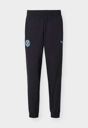Puma, OLYMPIQUE MARSEILLE PUMATECH PANTS - Klubiriided - black/vibrant blue