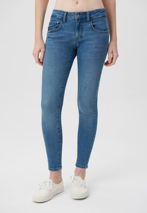 Jeans Skinny Fit - mid blue brushed str