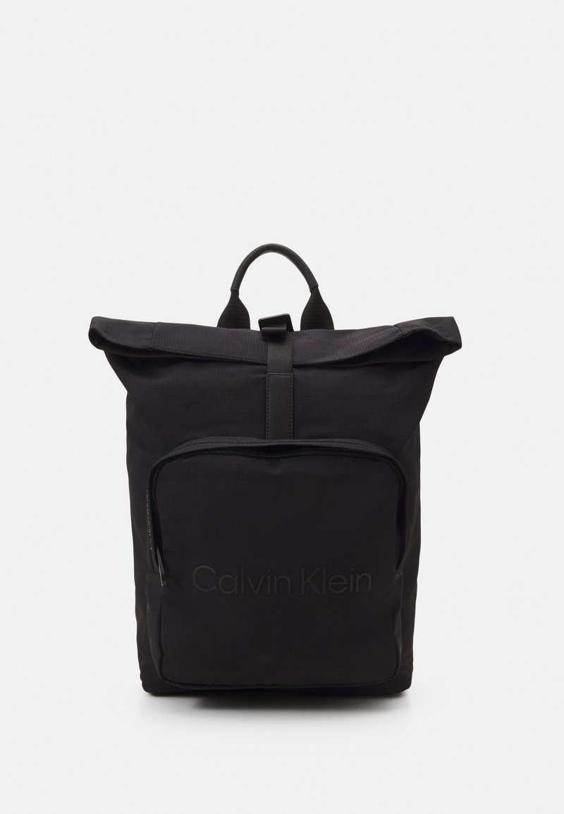 Calvin Klein MUST ROLL TOP UNISEX Rucksack black Zalando.co.uk