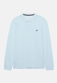 Piké - mottled light blue
