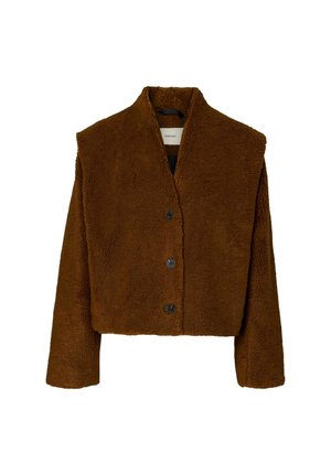 Selected, TEDDY JACKET CROPPED - Φλις μπουφάν - monks robe