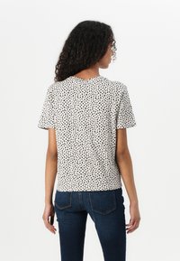 TOM TAILOR DENIM T-shirt imprimé - beige/black