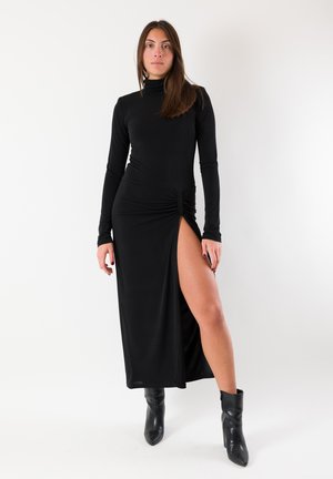 CON SPACCO - Vestito casual - nero