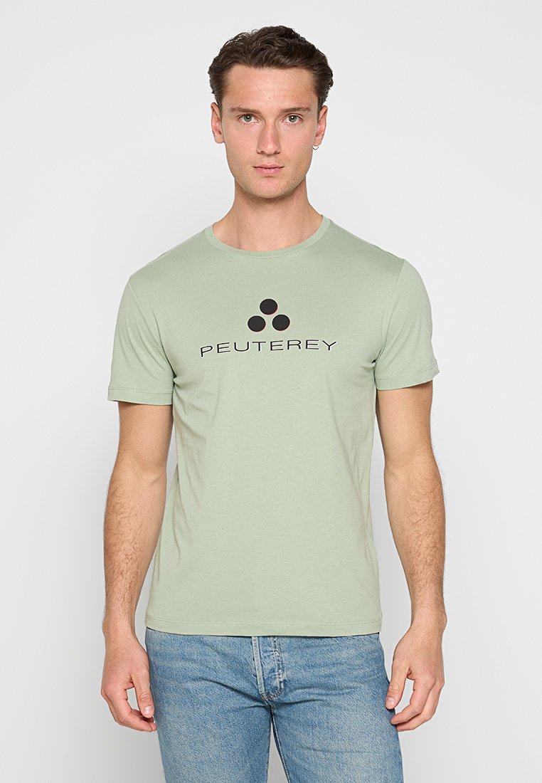 Peuterey T-shirt print lichtgroen