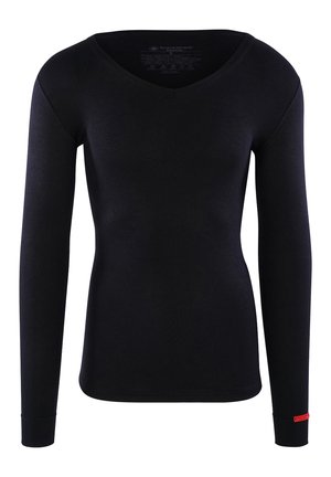 THERMAL LONGSLEEVE -V-NECK - Aluspaita - black