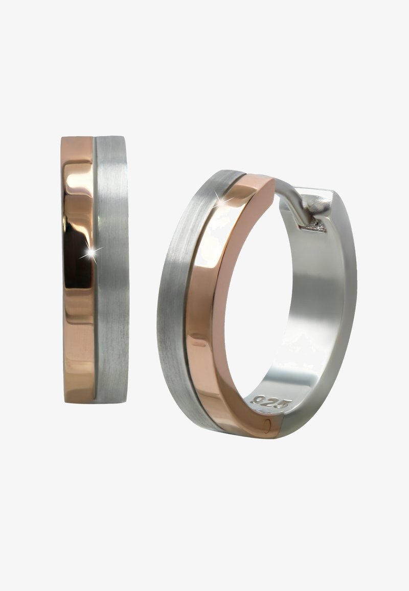 SilberDream BICOLOR - Boucles d'oreilles - silber- und roségoldfarben