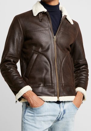 Kunstlederjacke - brown