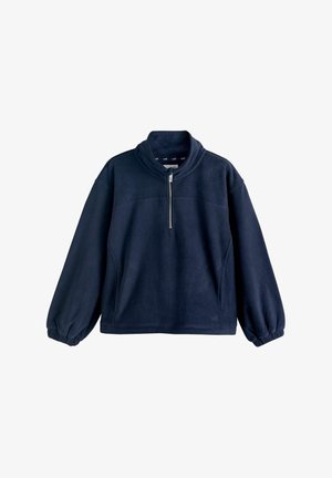HALF ZIP - Polárpulóver - navy