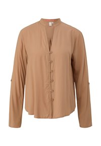 QS Overhemdblouse - sandstein