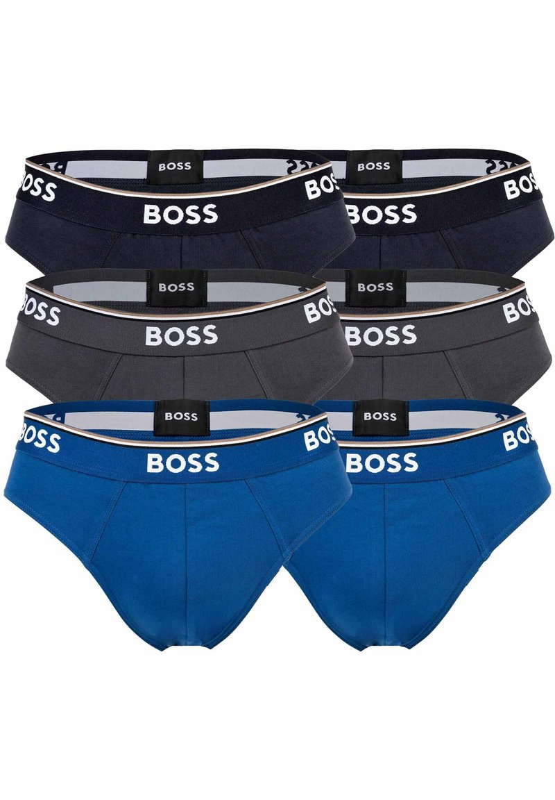BOSS 6ER PACK - 3P POWER STRET - Slip - blau