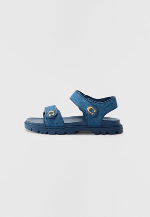 BRYNN - Ankle cuff sandals - deep blue