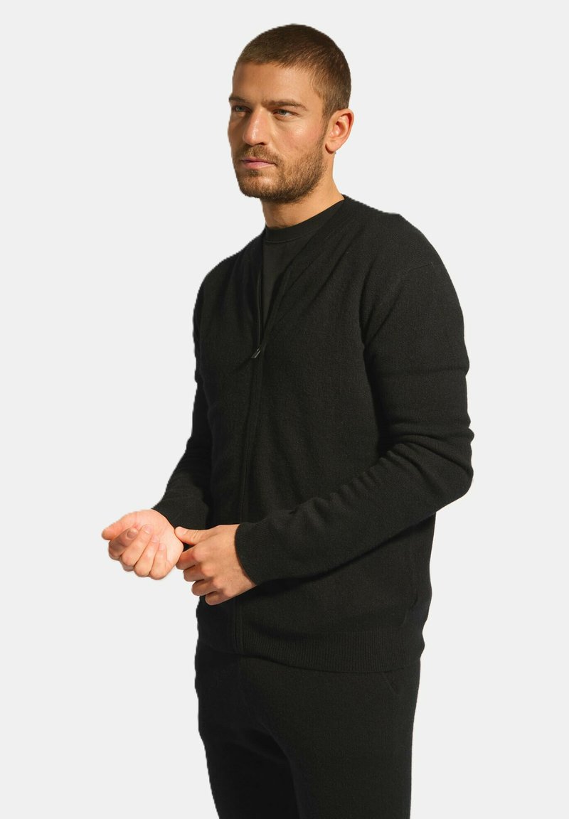 Just Cashmere Bomber bunda - noir