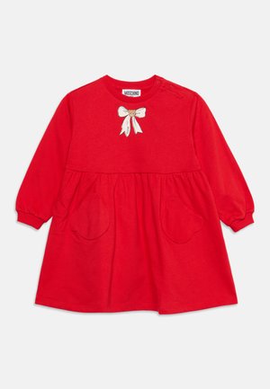 MOSCHINO, BABY DRESS - Спортна рокля - poppy red