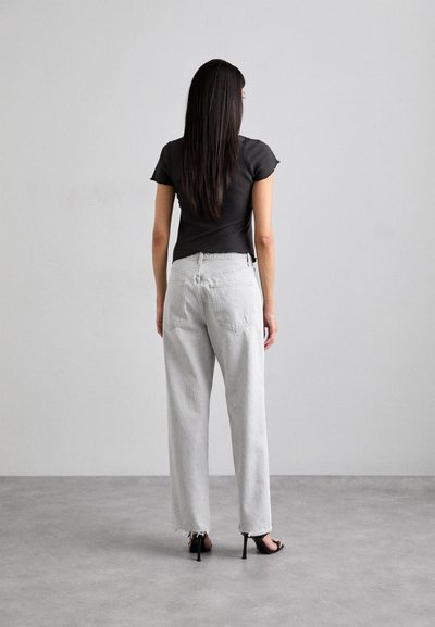 Agolde CRISS CROSS - Džínsy s rovným strihom - marbled medium grey