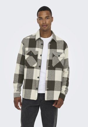 ONSMILO CHECK OVERSHIRT  - Shirt - brown