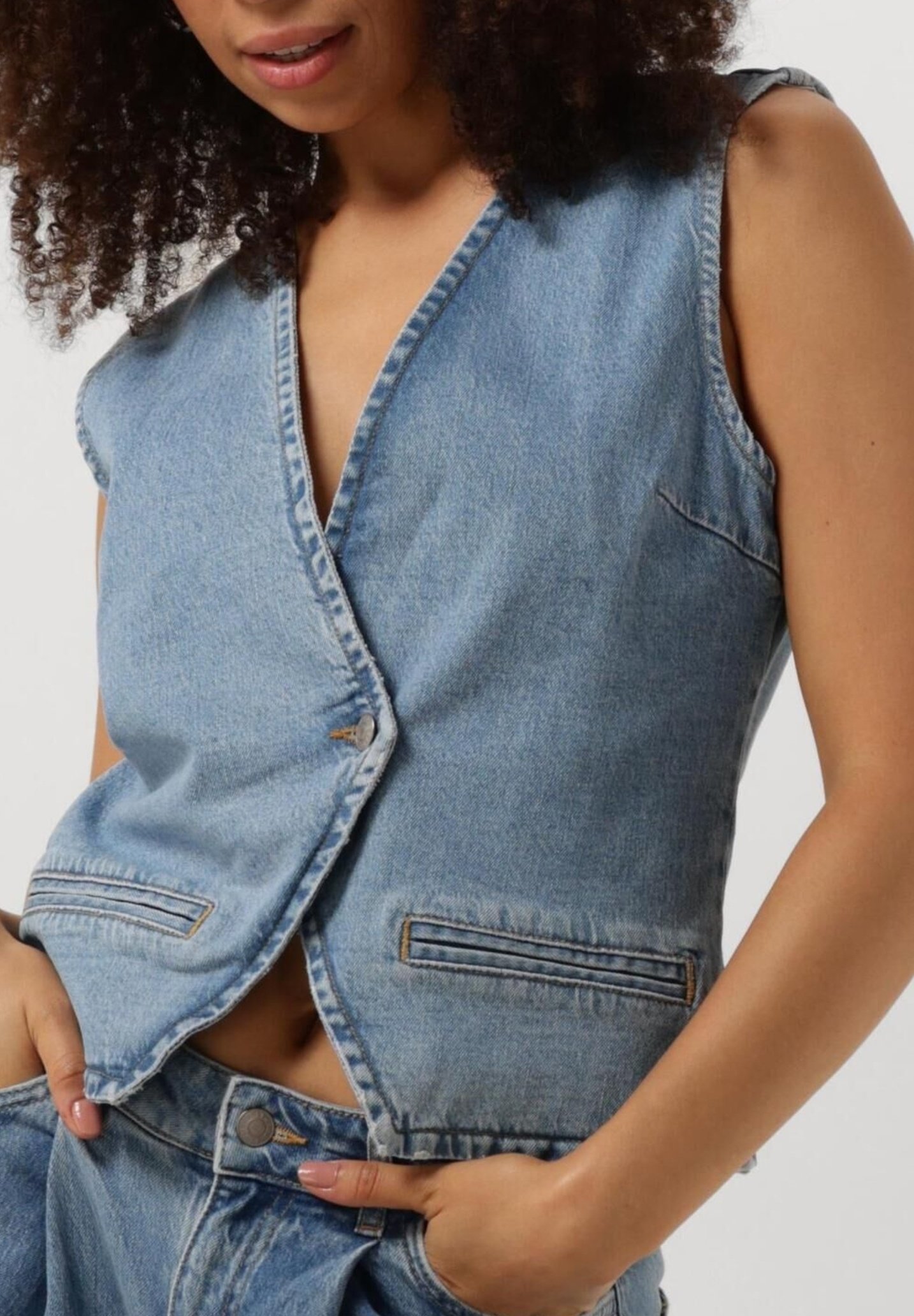 Selected Femme Denim jacket blauw/blue Zalando