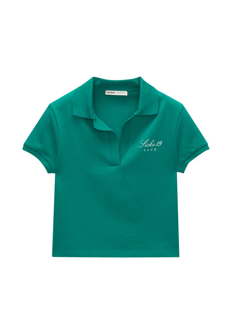 PULL&BEAR Poloshirt groen PULL&BEAR Poloshirt groen