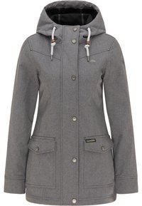 Schmuddelwedda Parka - mottled dark grey