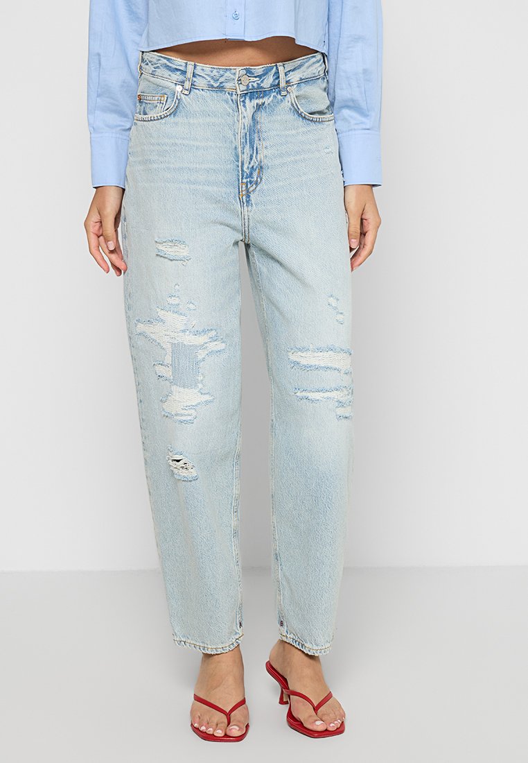 Scotch & Soda Baggy jeans lichtblauw