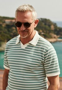 Next HORIZONTAL STRIPE REGULAR FIT - Poloshirts - mint green