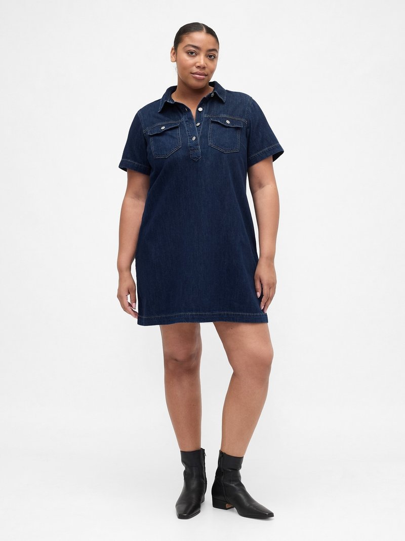 GAP LAZIO Vestido vaquero medium indigo/blue denim