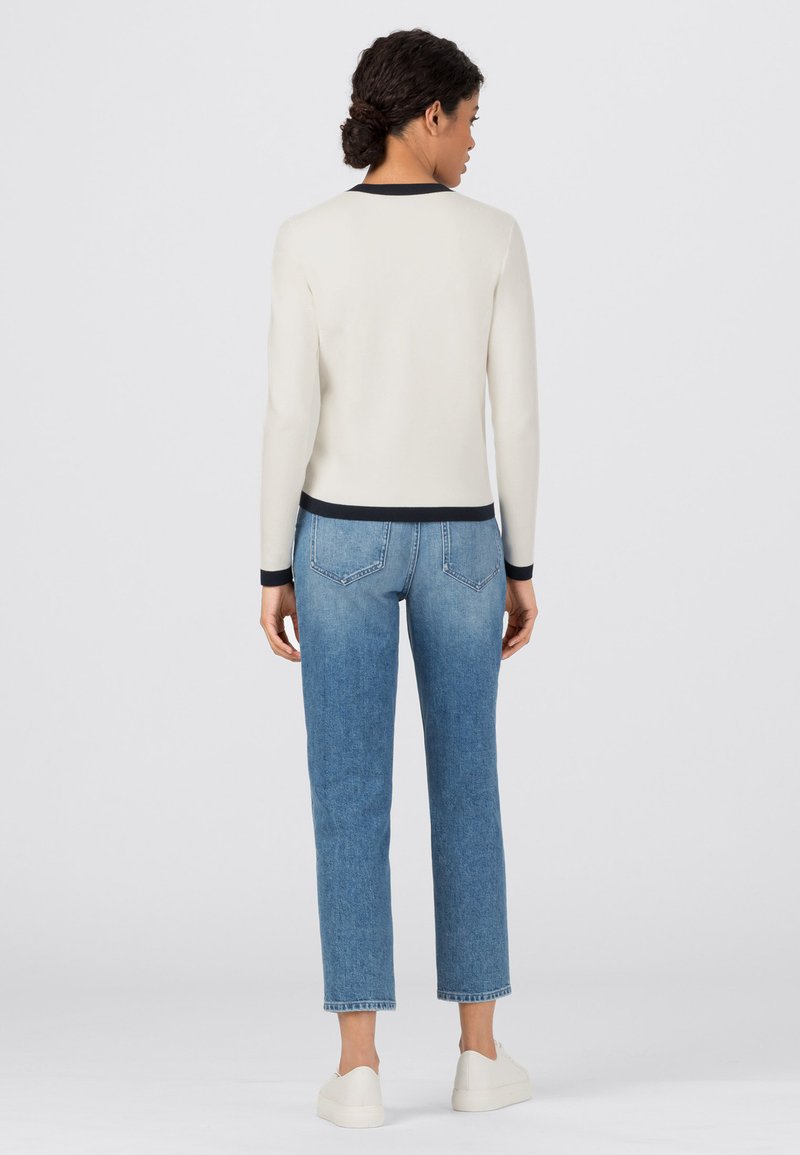 Damen Strickjacken | HALLHUBER Strickjacke offwhite - OO06760 Damen Strickjacken | HALLHUBER Strickjacke offwhite - OO06760