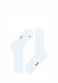 Weiße Baumwollsocken für Knöchel mit glatter Textur. Enthält gedruckte Größenangaben und ein Logo. Eine Socke zeigt ein 'R' für den rechten Fuß.