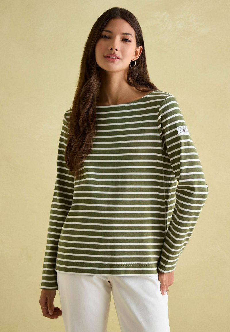 Tom Joule Langarmshirt - green stripe
