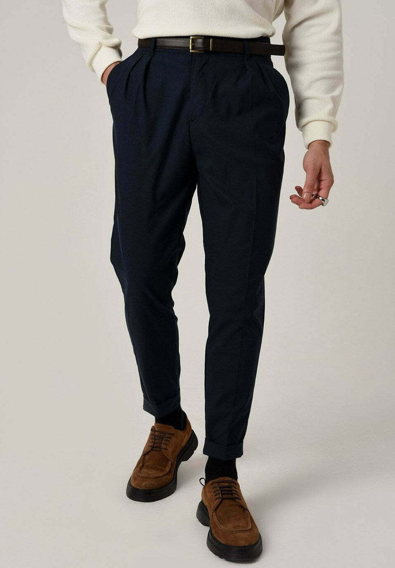 ANT Antioch Navy Blue Soft Textured Oversized Wrap Coat - Casa Grande main image 0