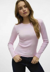 Vero Moda VMCHLOE SHORT - Pikkade varrukatega topp - roseate spoonbill