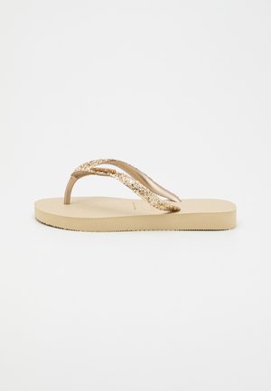 SLIM GLITTER II WOMEN - Infradito - sand grey