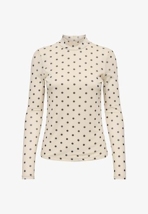 ONLY, ONLERICA MESH L/S TOP JRS NOOS - T-shirt à manches longues - seedpearl