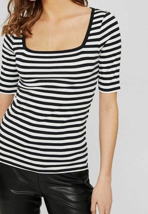 T-shirt con stampa - black