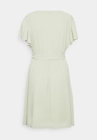 VILA VIMICADA V NECK SHORT DRESS - Vestido de cocktail / Vestido de festa - desert sage