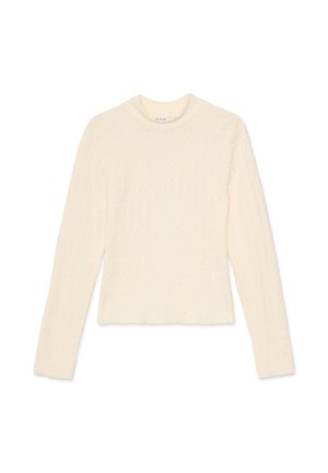 INSIDE TEXTURA - Camiseta de manga larga - beige