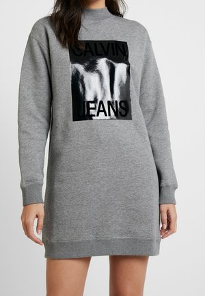 Day dress - mottled light grey