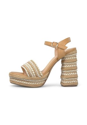 Sandali con tacco - marrón