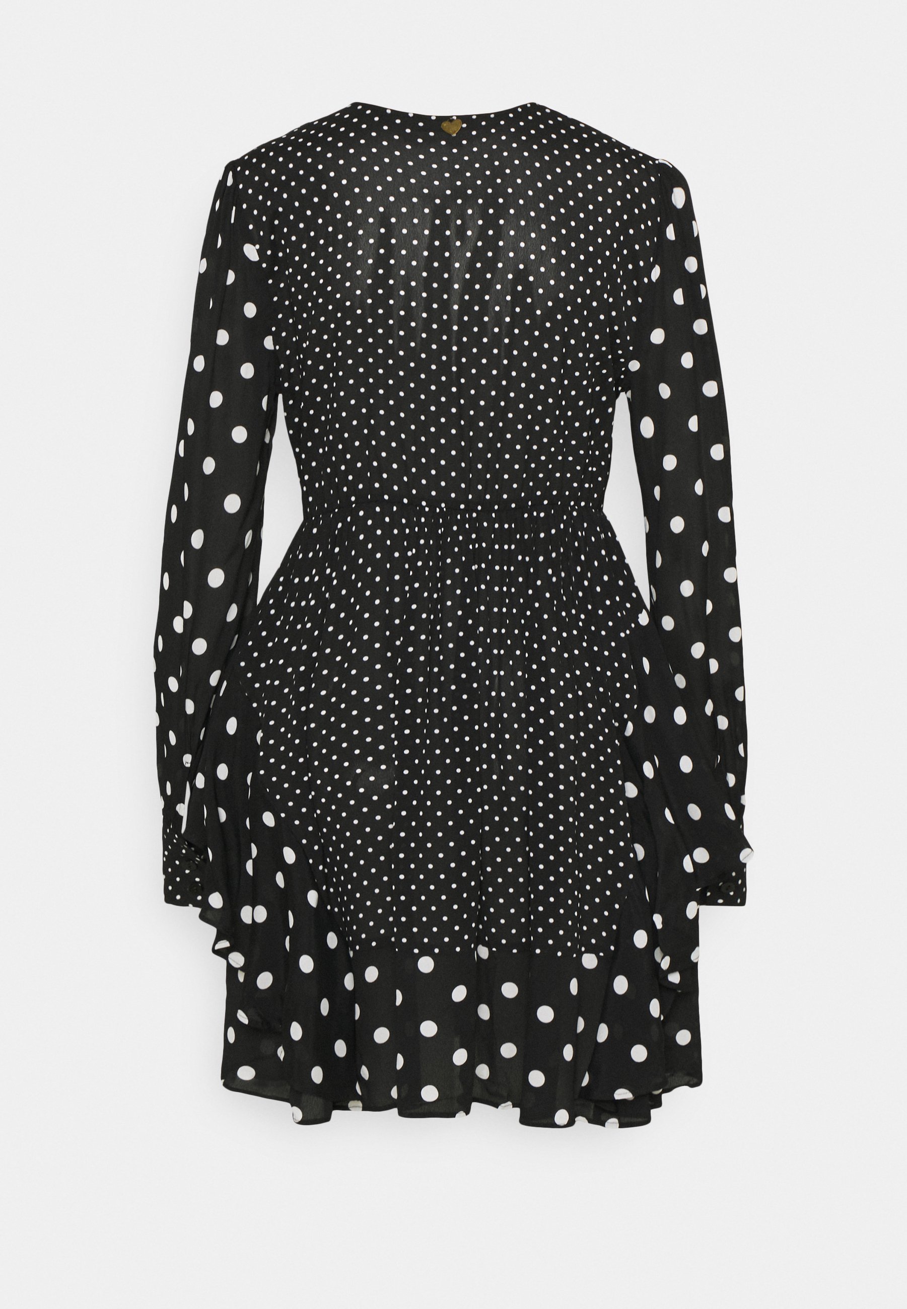 TWINSET Vestito estivo - patch pois nero/neve/nero - Zalando.it