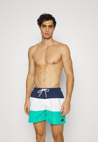 Ellesse CIELO  - Calções de banho - navy/white/green
