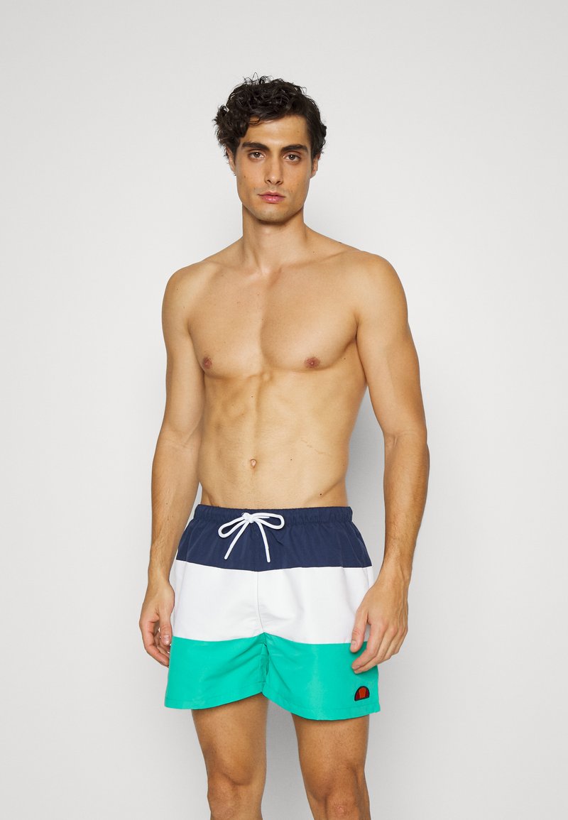 Ellesse CIELO - Calções de banho - navy/white/green