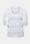 VILEA V NECK  - Blúz - egret